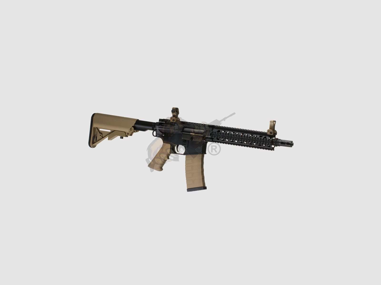 G&G CM18 Mod1 long RIS/Rail Cover Black/FDE Airsoft Rifle free from 18 years