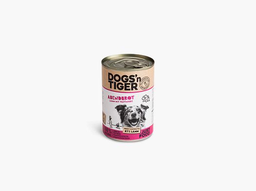 Dogs’n Tiger Hundenassfutter Abendbrot 800g