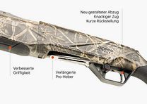 BERETTA Semi-Automatic Shotgun >60cm Mod. AX 800 Suprema Black 12/89| LL76cm| OHCP| Kick Off