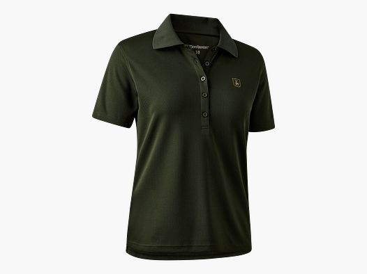 Dames Climate Poloshirt met 37.5® Technologie - Forest Ember - Damesmaat: 34