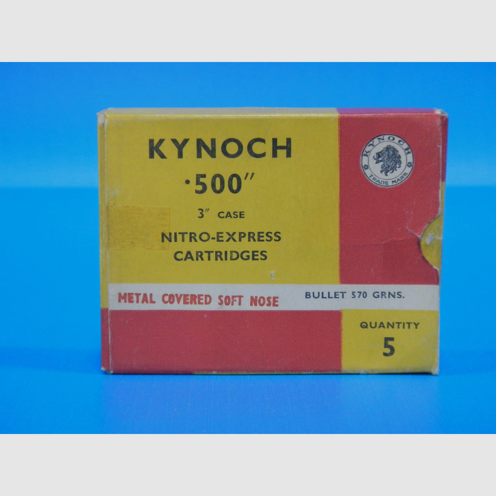 MUNITION KYNOCH CAL. 500
