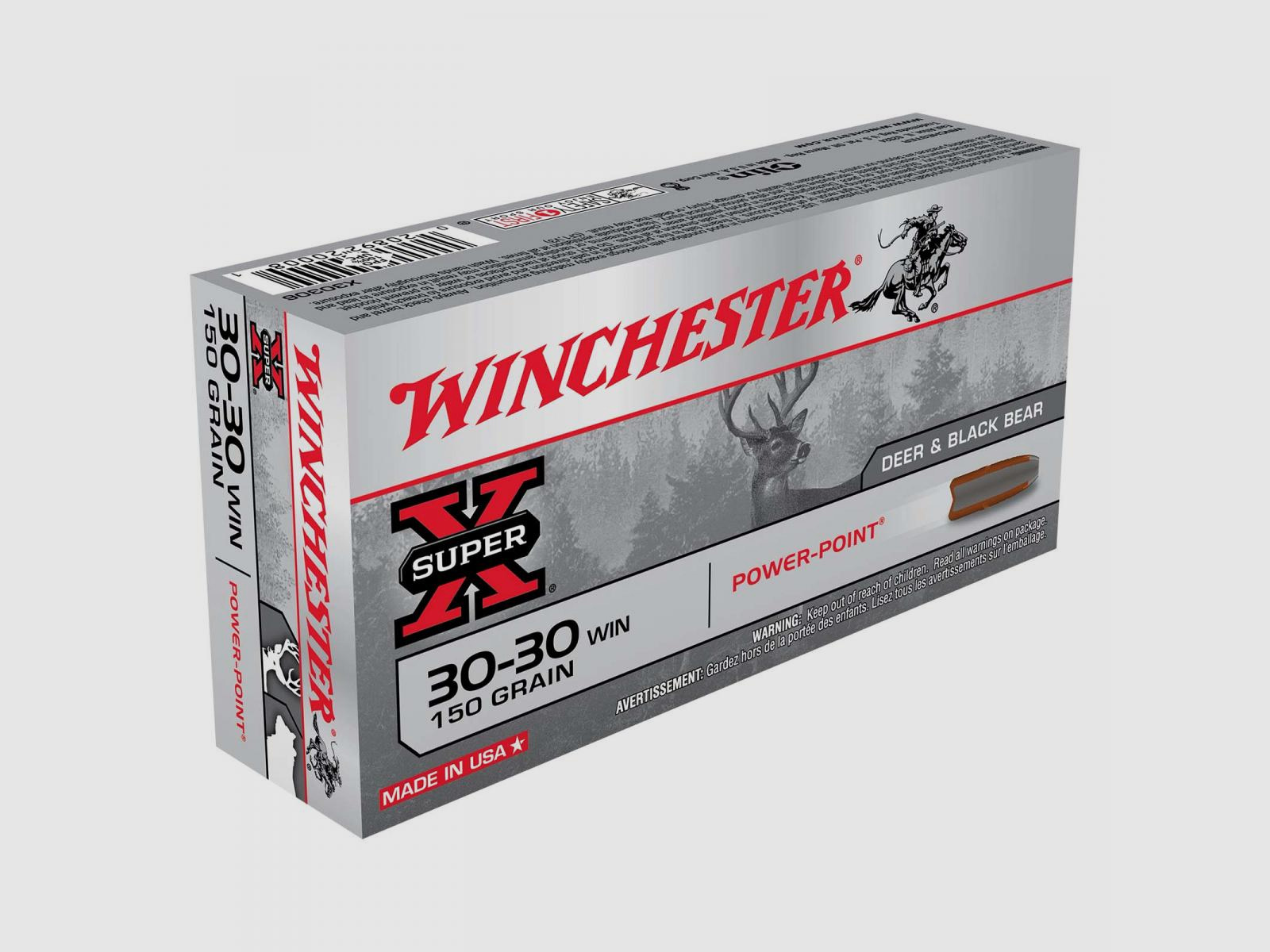 Winchester Super-X .30-30 Win. 150GR Power Point 20 Patronen