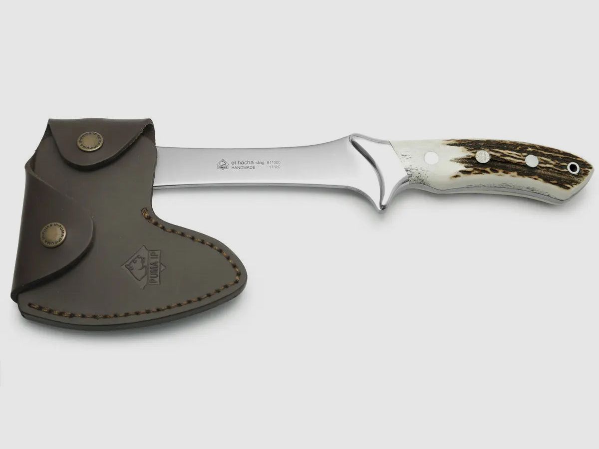 PUMA IP l'ascia cervo, con testa di Puma incisa al laser