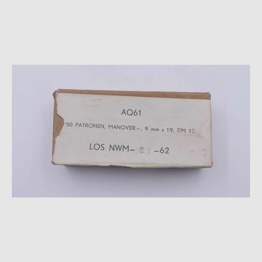 Niederländ. Waffen u. Munition Manöverpatrone Alu