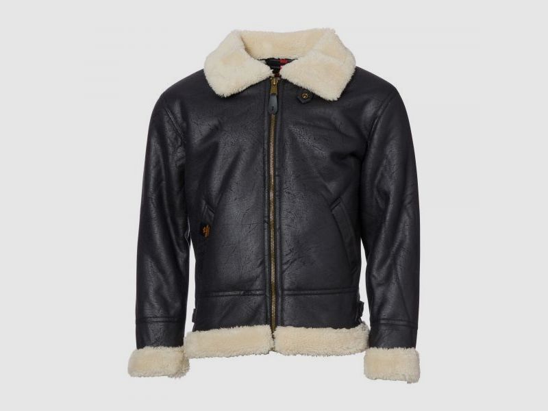 alpha industries Alpha Industries Lederjacke B3 FL schwarz