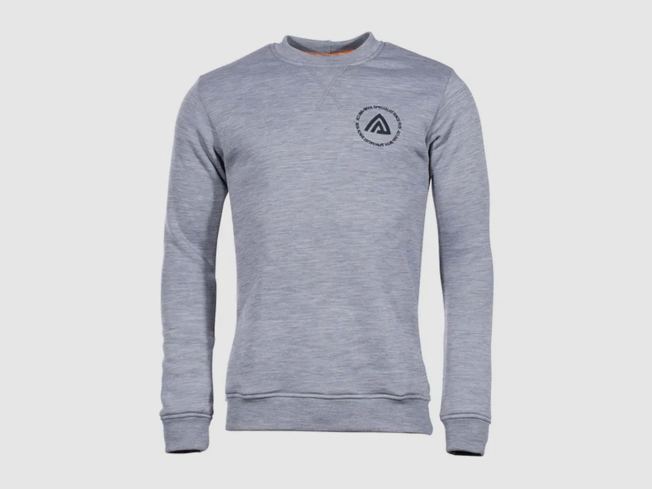 aclima Aclima Pullover FleeceWool Crew Neck grey melange