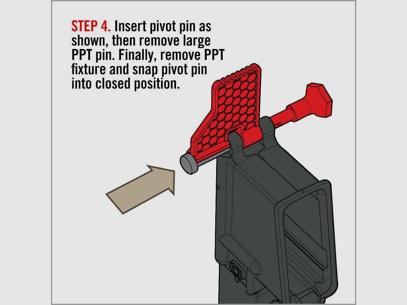 Strumento per perni di pivot AR15 Real Avid
