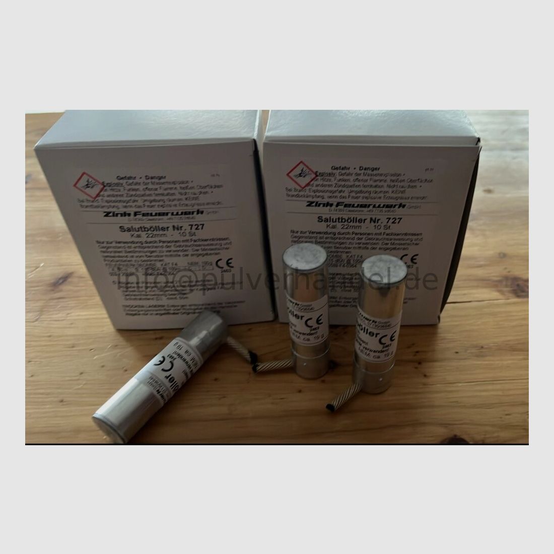 FK Salutböller Neueste Fertigung lauter größer schöner Luftsignalböller 10 Stück Neueste Fertigung - kein alter Schrott ! -