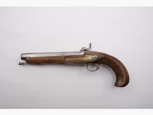 Pistola de percusión de avancarga Cal. 11,2 mm Pólvora negra Italia