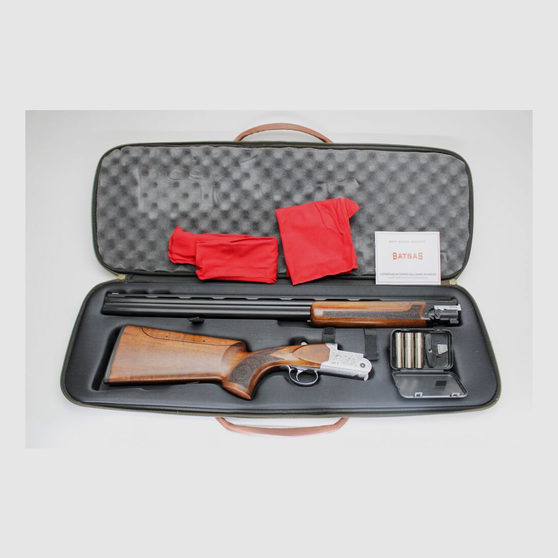 Escopeta BDF BATAS 121T Trap Silver cal. 12/70 perdigones de acero 12/70