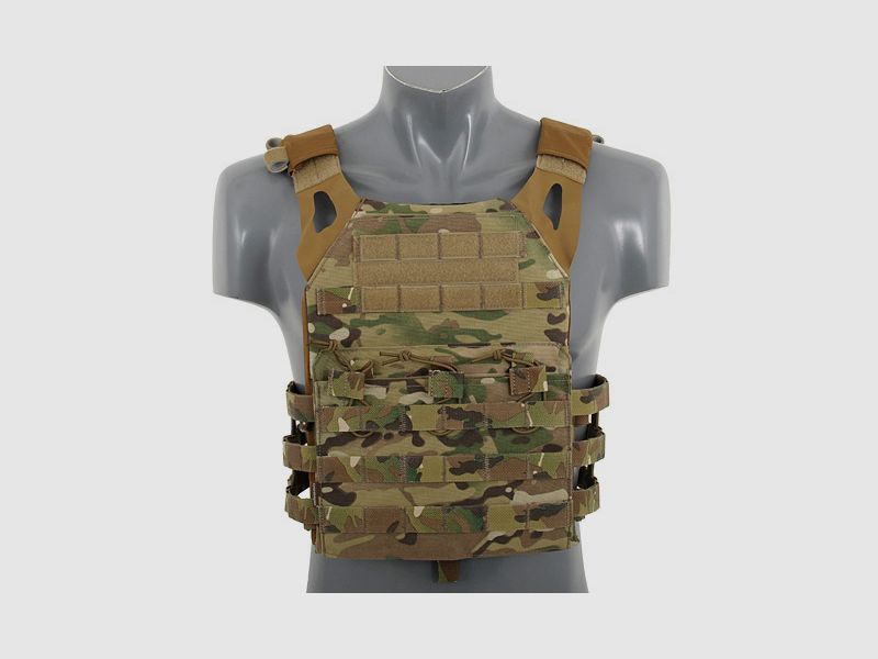 Gilet porte-plaques léger - Multicam [EM]