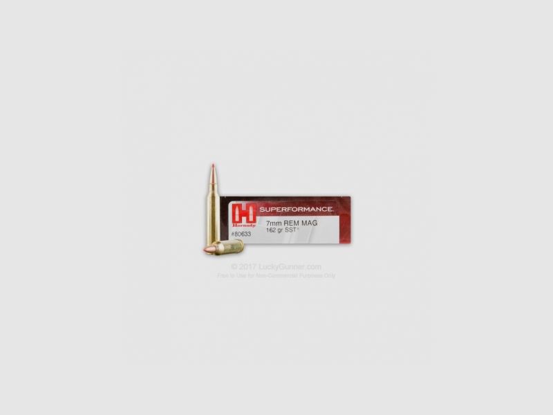 Hornady Superformance SST 162 gr – Kaliber 7 mm Rem Mag, Bild 1 von 2