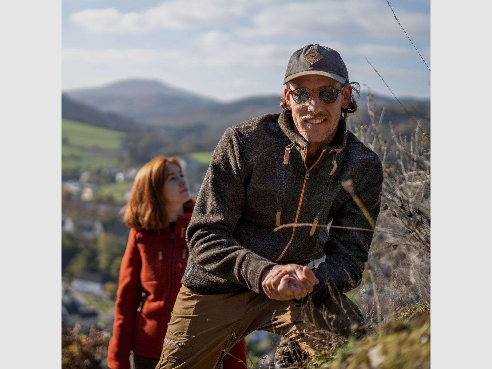 STEINKAUZ Weiche Lodenjacke "Kragenhuber" - Schiefer, Bild 4 von 6