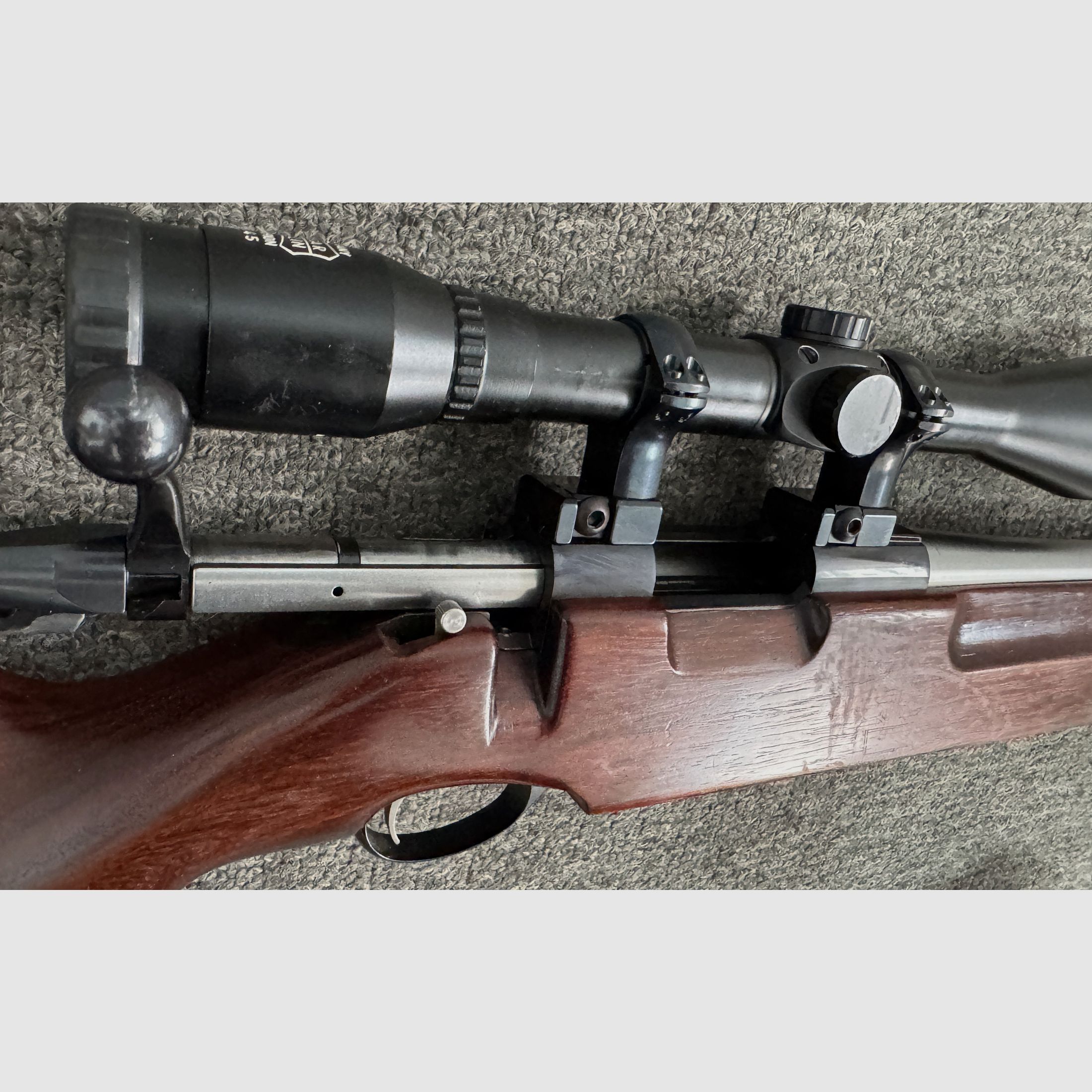 Sako S491 single-shot rifle .222 REM. - steel + scope 10x45