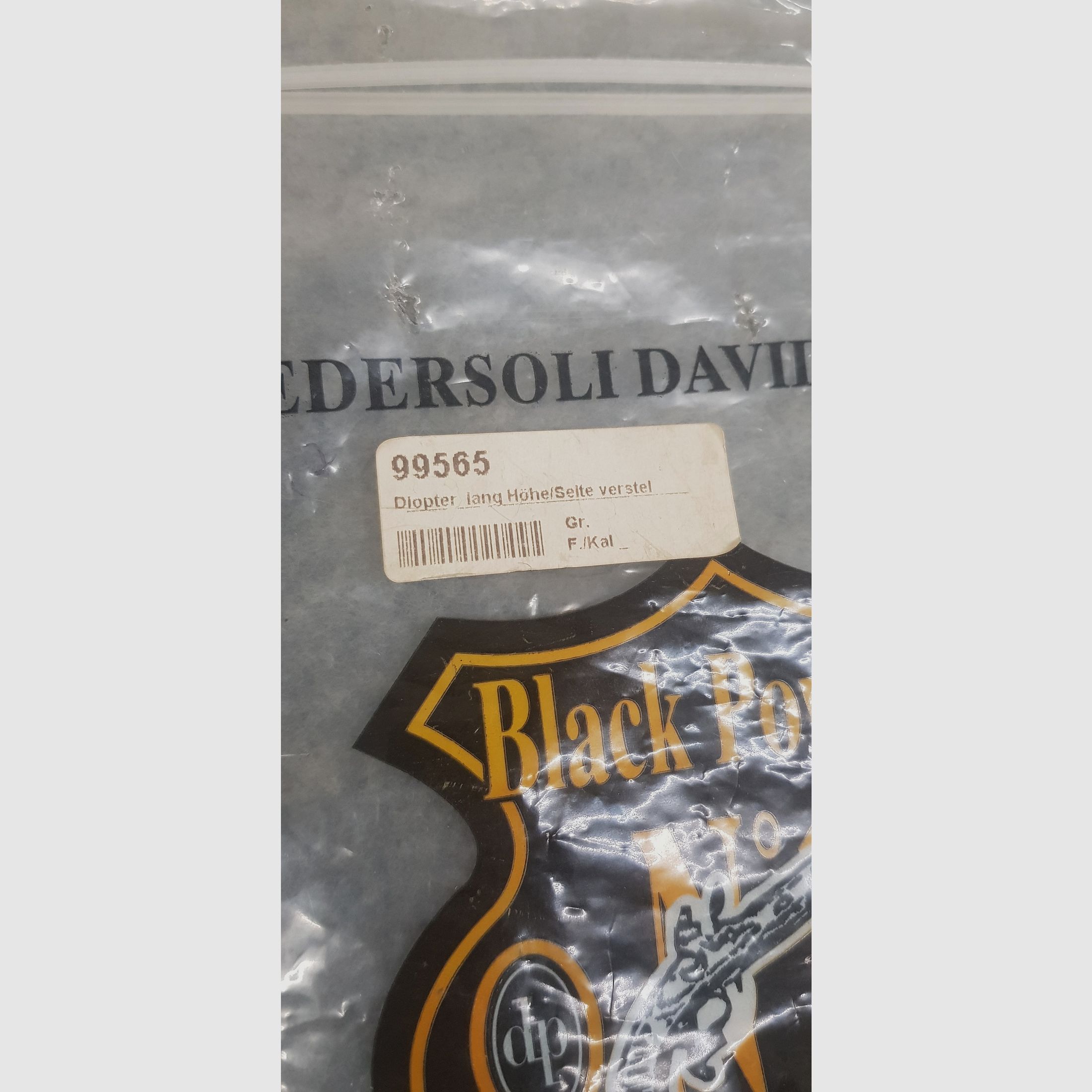 Leitspindel Diopter Davide Pedersoli Lang Vorderlader Perkussion Gewehr Büchse