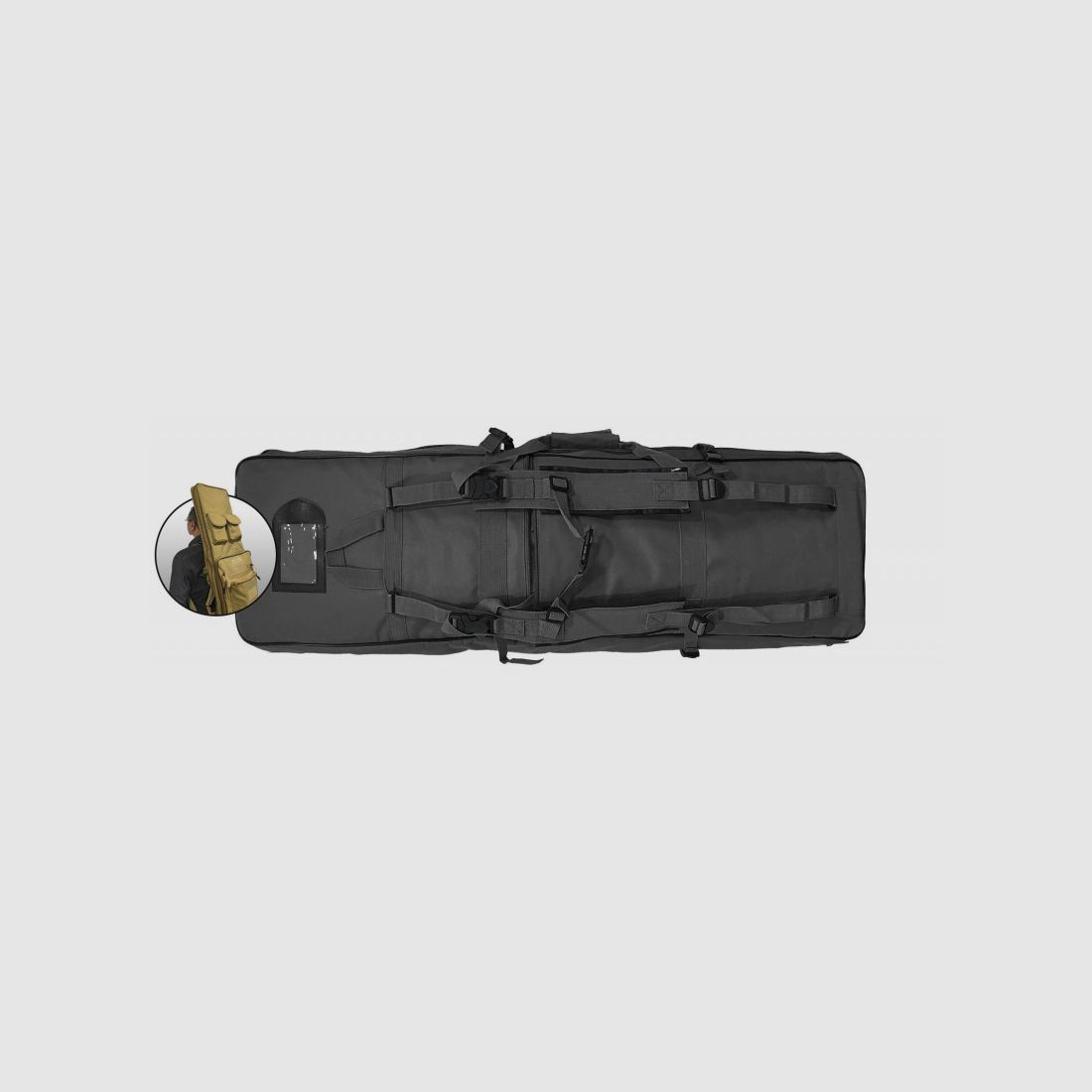 Soft case 100cm black, image 2 of 4