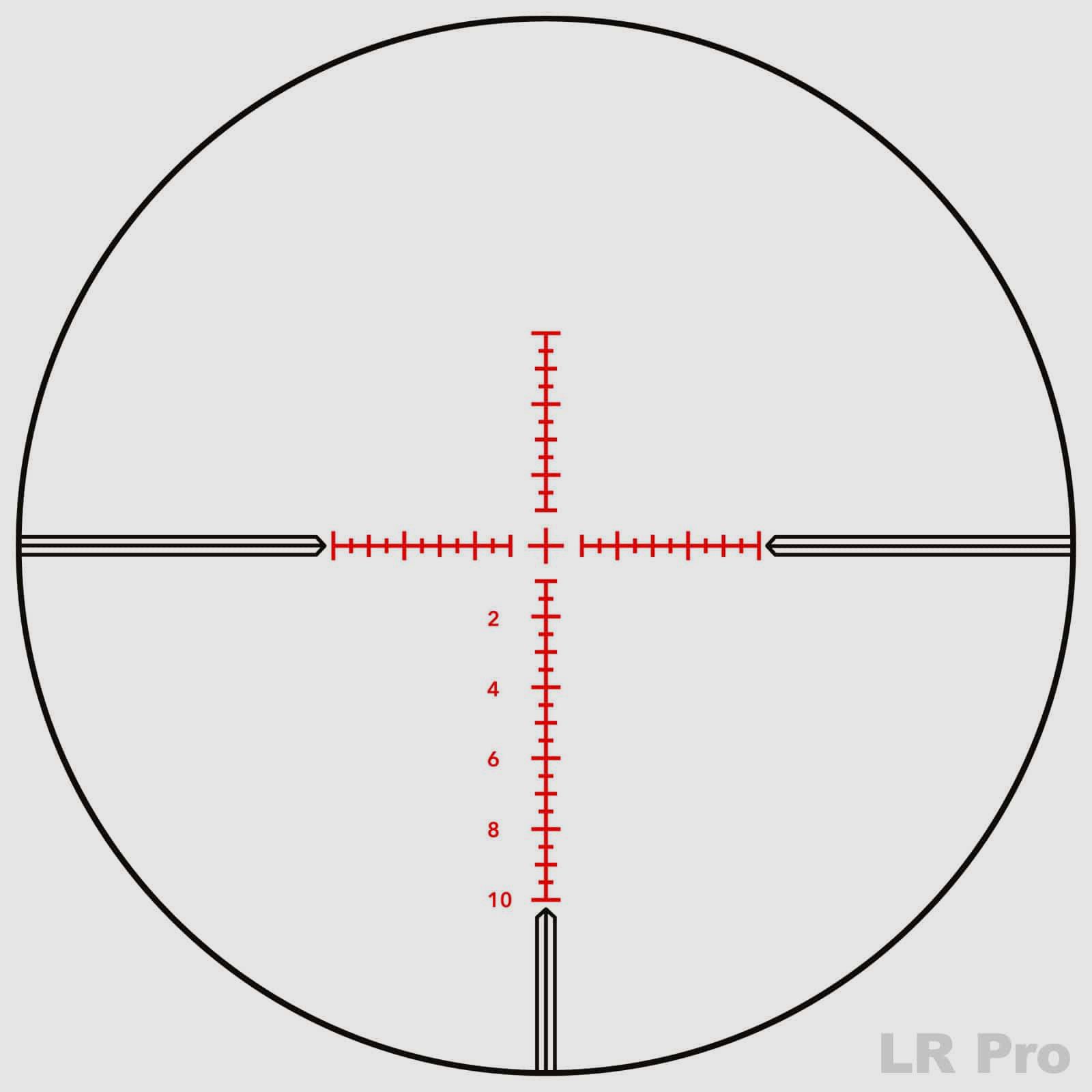 GPO Spectra 6x 4.5-27×50 LR Pro FFP CW riflescope