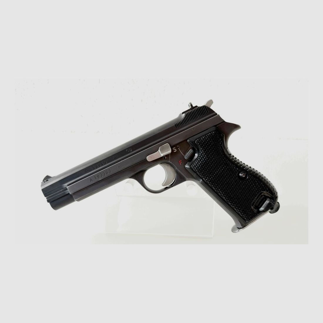 SIG P 210 Serie 4 con 2° caricatore numero corrispondente Svizzera 9mm Luger, immagine 1 di 5
