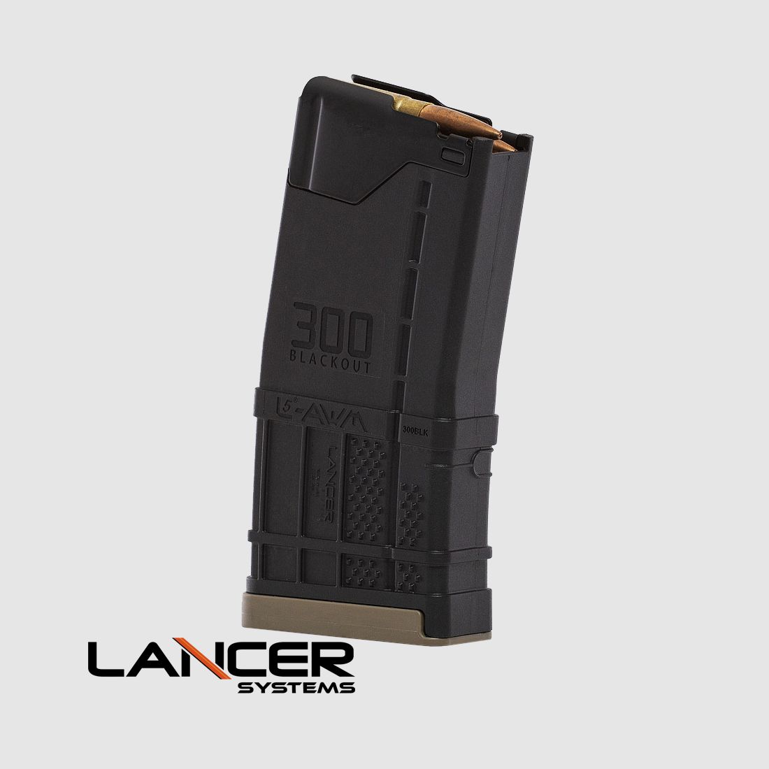 LANCER SYSTEMS L5AWM AR/M4 .300 AAC Magazine 20rd BLK, Bild 1 von 3