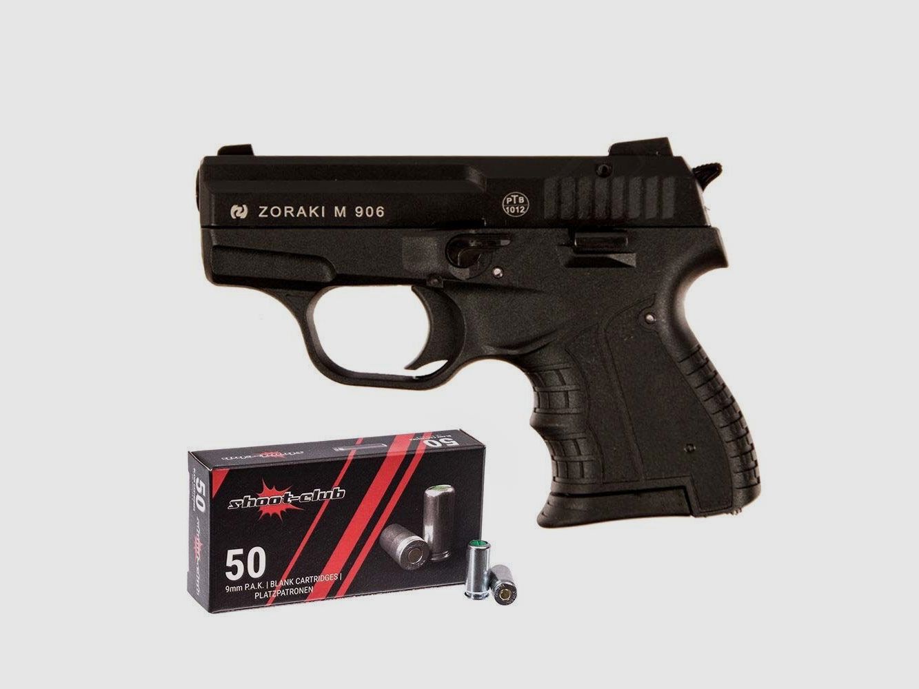 Zoraki 906 pistolet alarmowy 9 mm P.A.K. + naboje hukowe