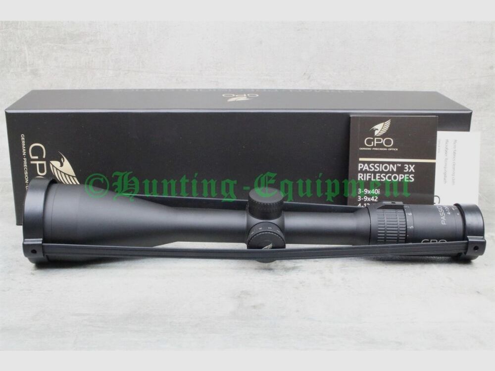 GPO Passion 3X 4-12x50i Sondermodell mit Zoll Mittelrohr