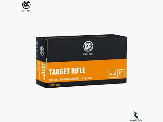 Rws Munitions Carabine de Tir cal. .22Lr. 40 gr. art. 2132478
