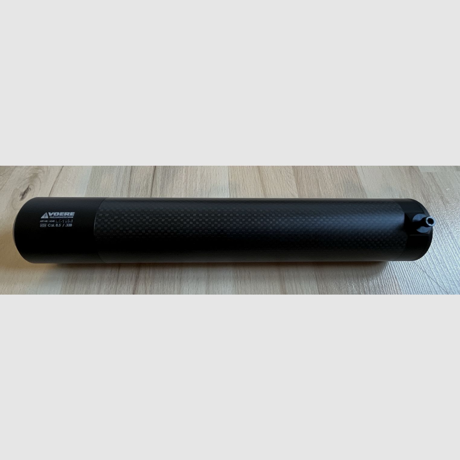 Voere SPORT end-barrel silencer for match muzzle brake (3 chambers)