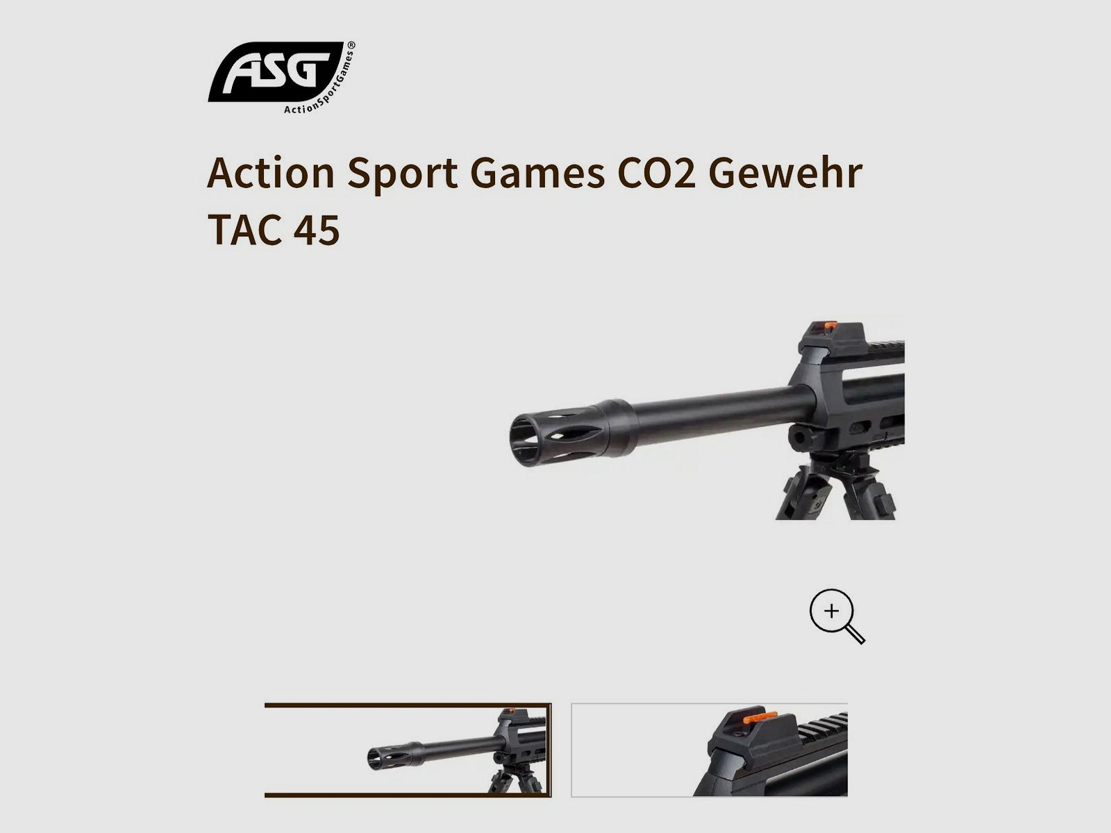 TAC 45 Co2 Luftgewehr  21 Schuss Magazin  ! Neu !