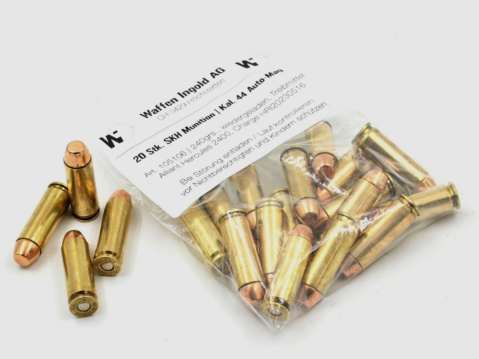 SKH, 44 Auto-Mag, FMC-Flat 240 gr., 20 st.