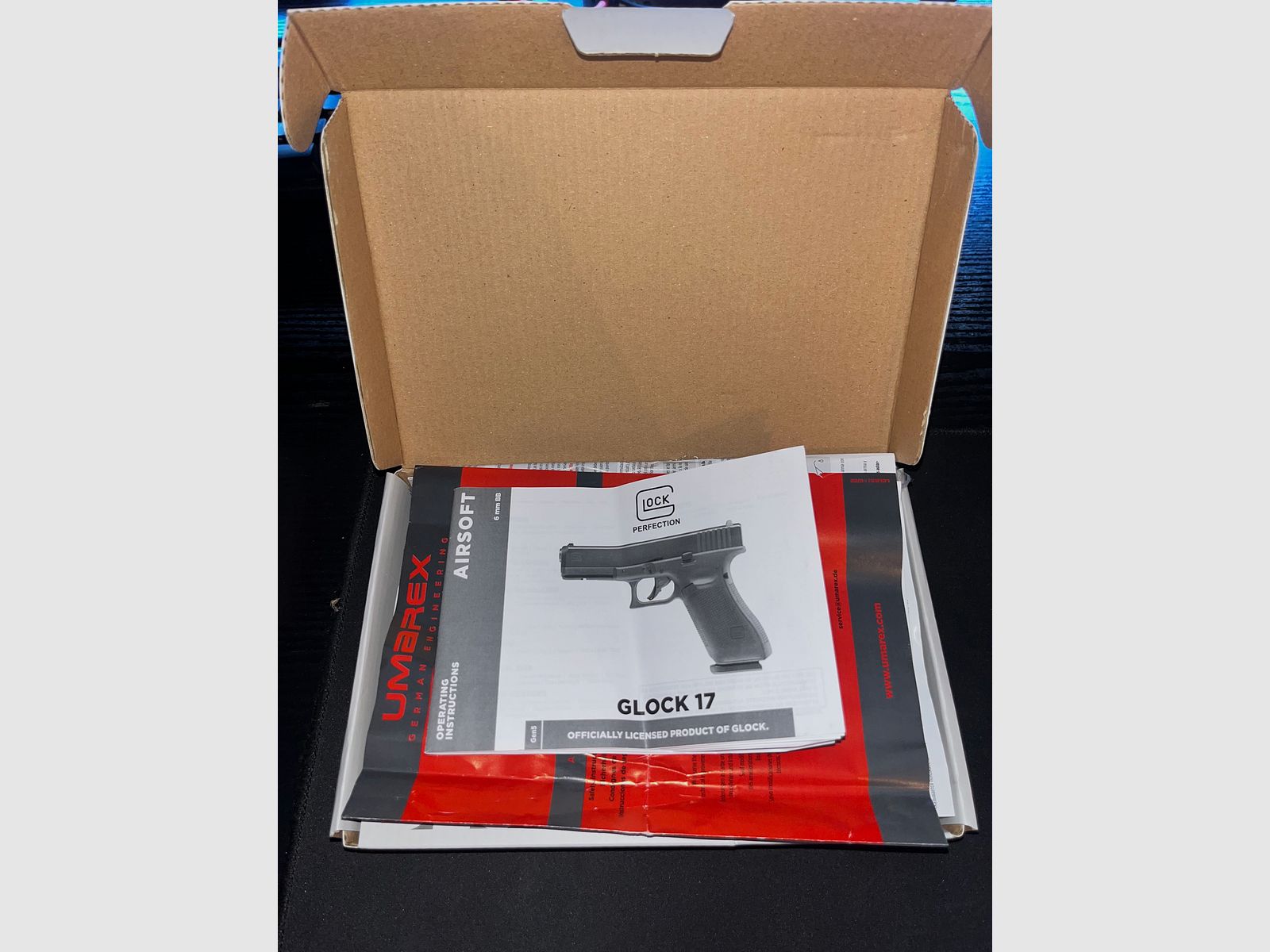 Glock 17 Gen5 blk-coy co2 6mm bb Airsoft 