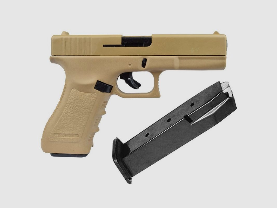 BRUNI GLOCK 17 CAL 9PAK TAN, imagen 2 de 3