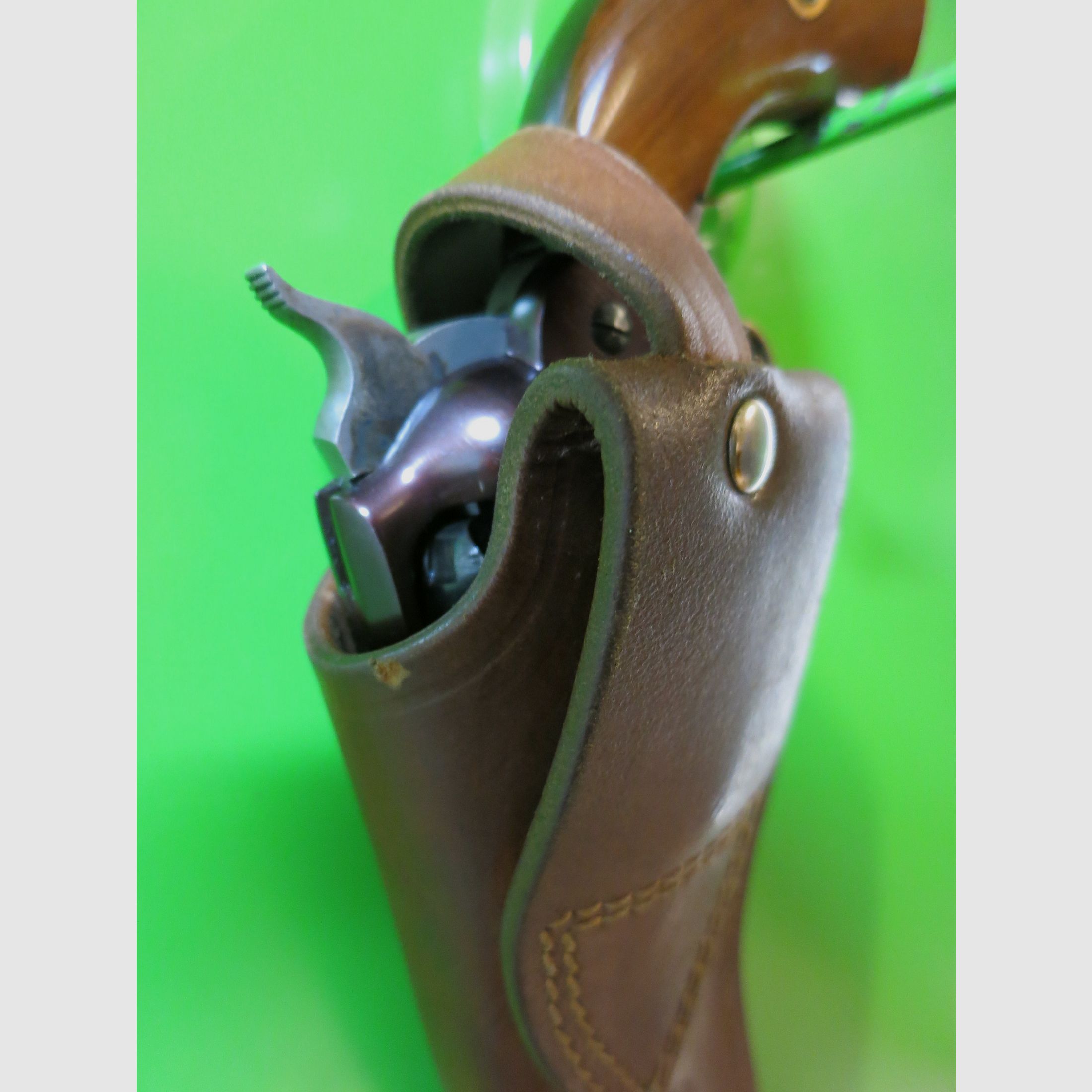 Revolver-Holster ZED HOLSTERS LEATHER GOODS. HANDMADE, Westernholster, Revolver bis 6,5", Bild 3 von 5