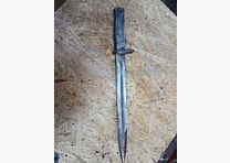Spare bayonet WWI, complete made of iron,
