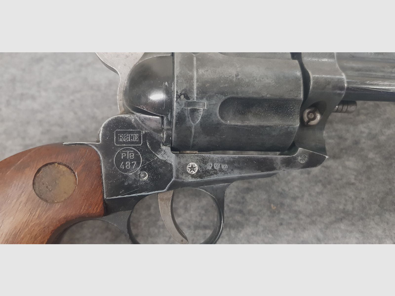 Western Revolver Reck Single Action Mod. R45 Magnum cal. .45 K PTB 487 