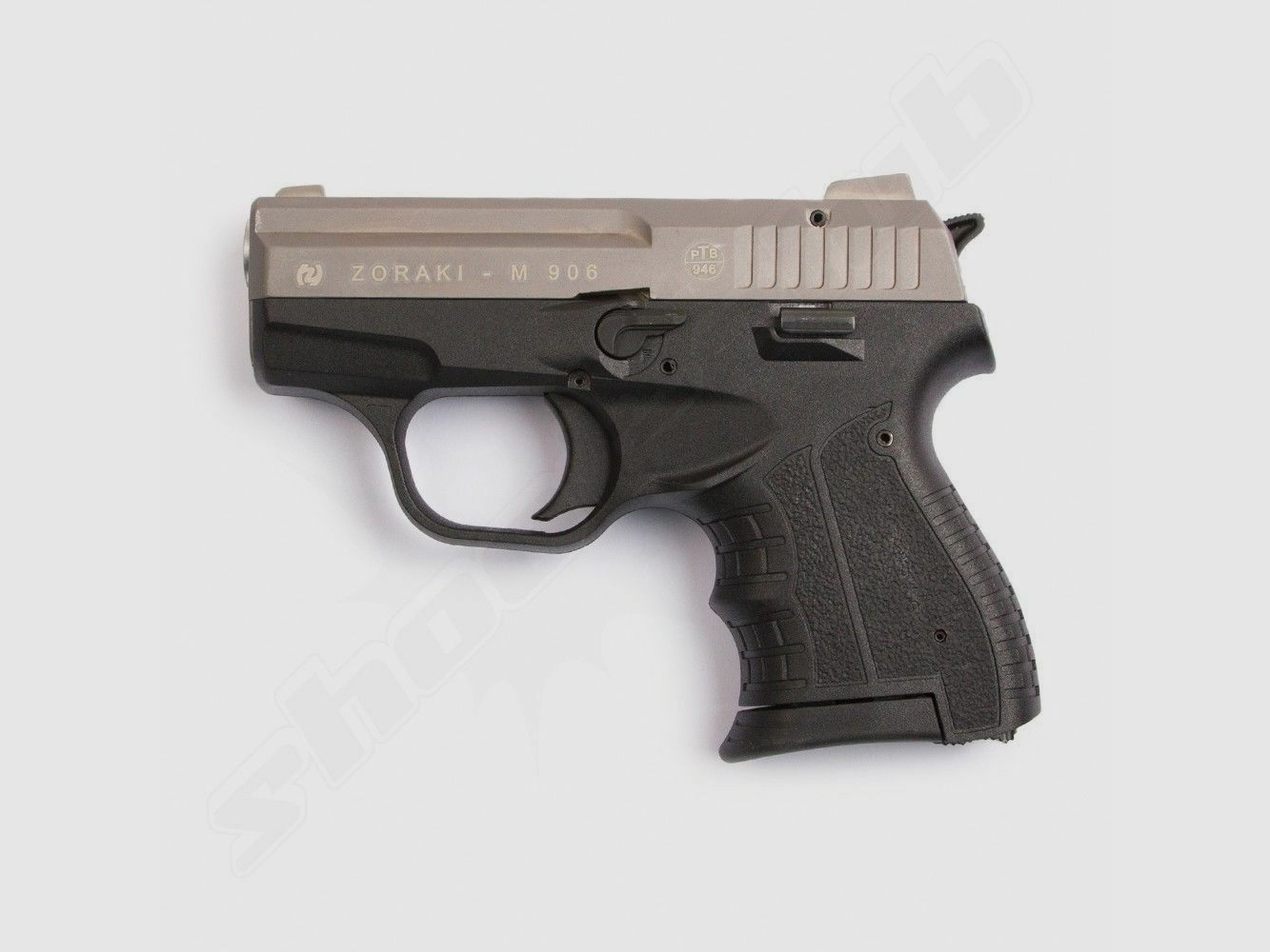 Zoraki	 Zoraki 906 titan/chrom - Set inkl. shoot-club Munition