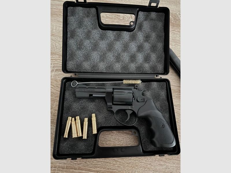 LEP Druckluft Revolver ME 38 Magnum brüniert Kaliber4,5 mm