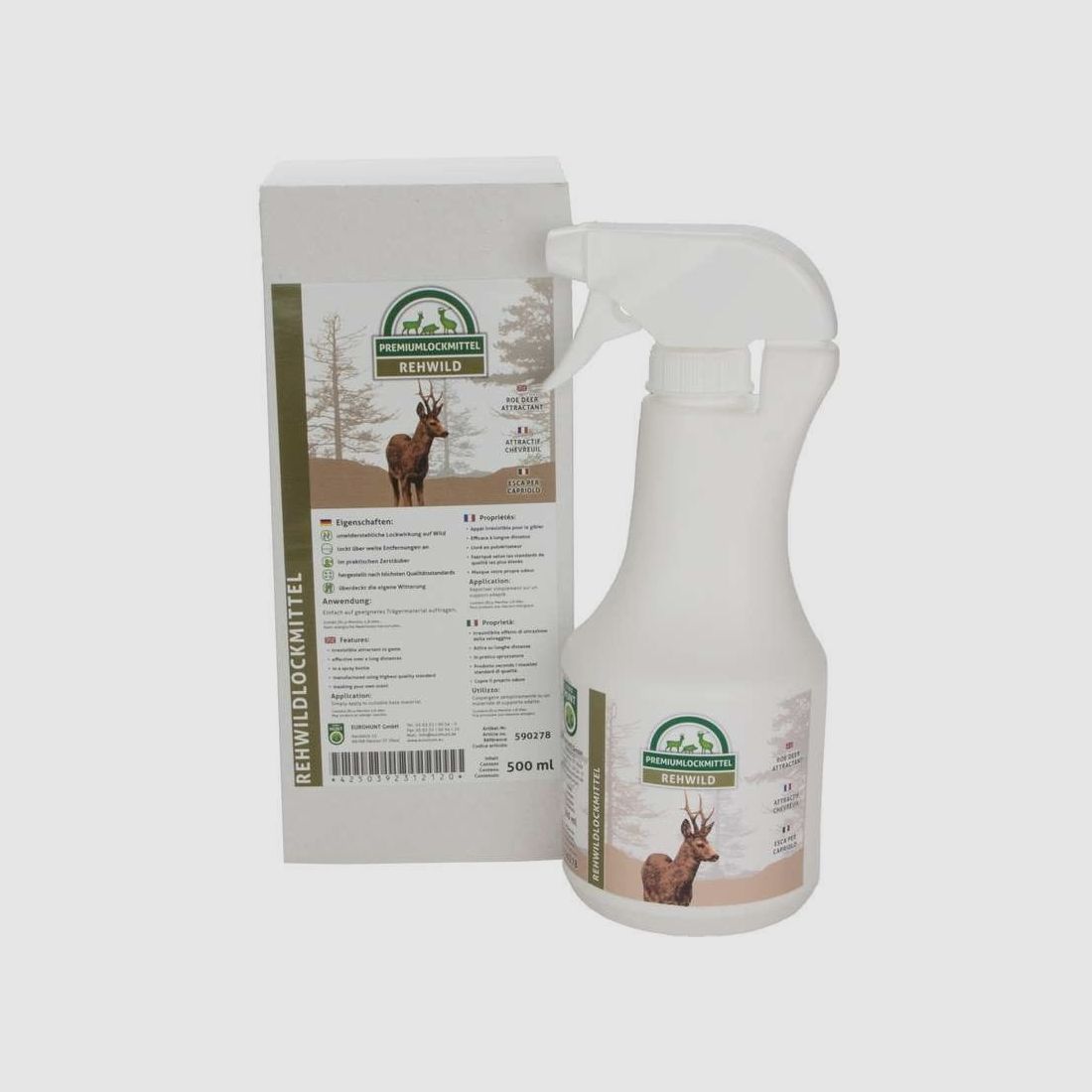 Eurohunt Rehwildlockmittel 500 ml
