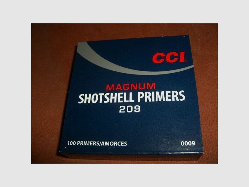 100 Stck. CCI Magnum Shotshell Primers 209