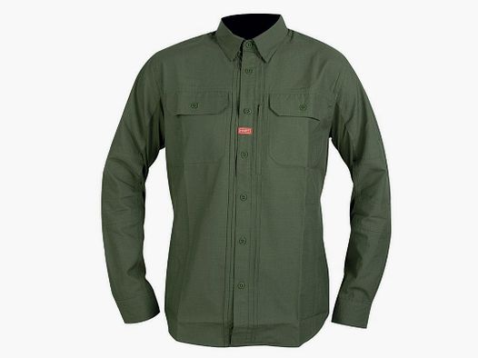 CAMISA HART MODELO AIA DARK OLIVE