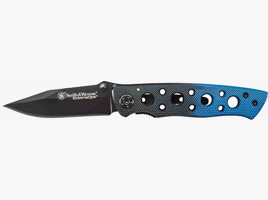 SMITH & WESSON EXTREME OPS LINER LOCK FOLDING KNIFE CLIP POINT BLADE ALUMINUM HANDLE