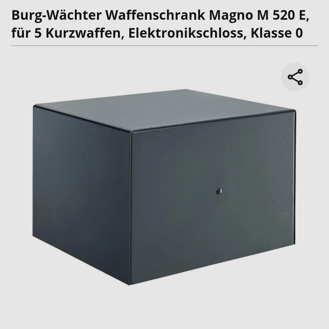 Coffre-fort à armes Magno M520E Burg & Wächter