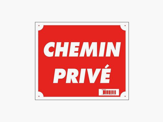 Privéweg Bord