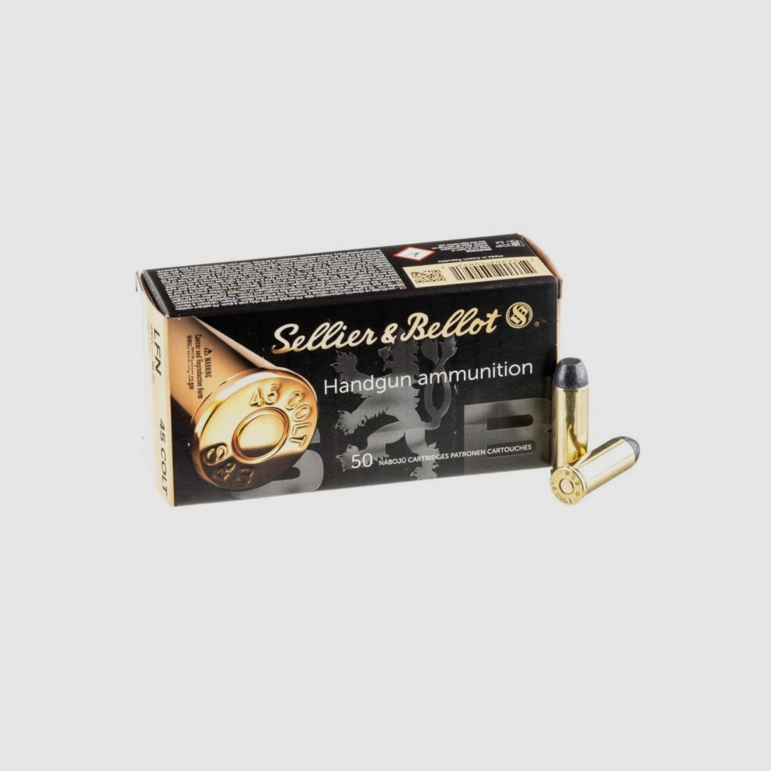 Sellier & Bellot 45 Colt LFN 250 gr, image 2 sur 2