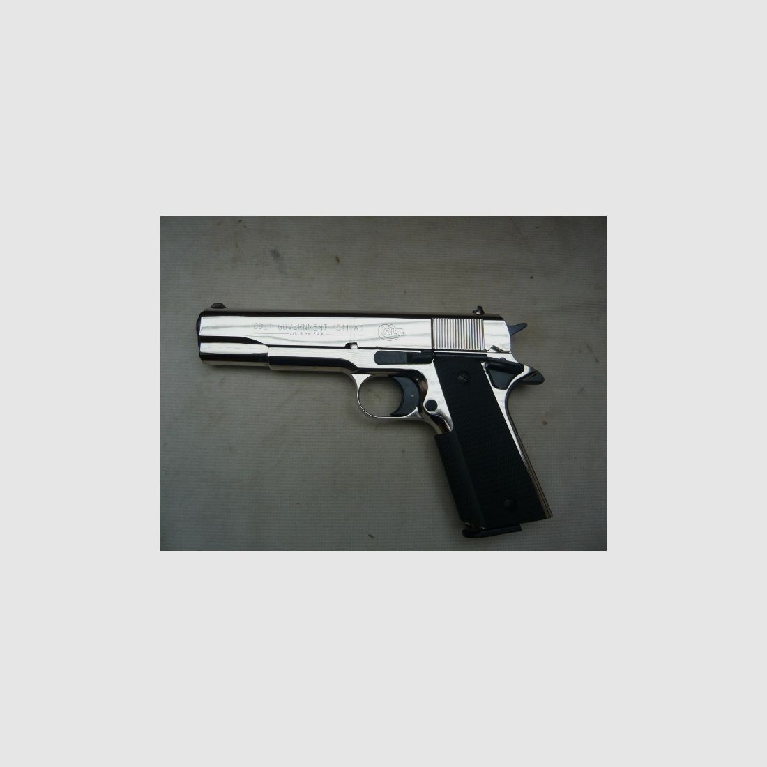 Colt Government 1911 A1 caliber 9mm PAK chrome-plated