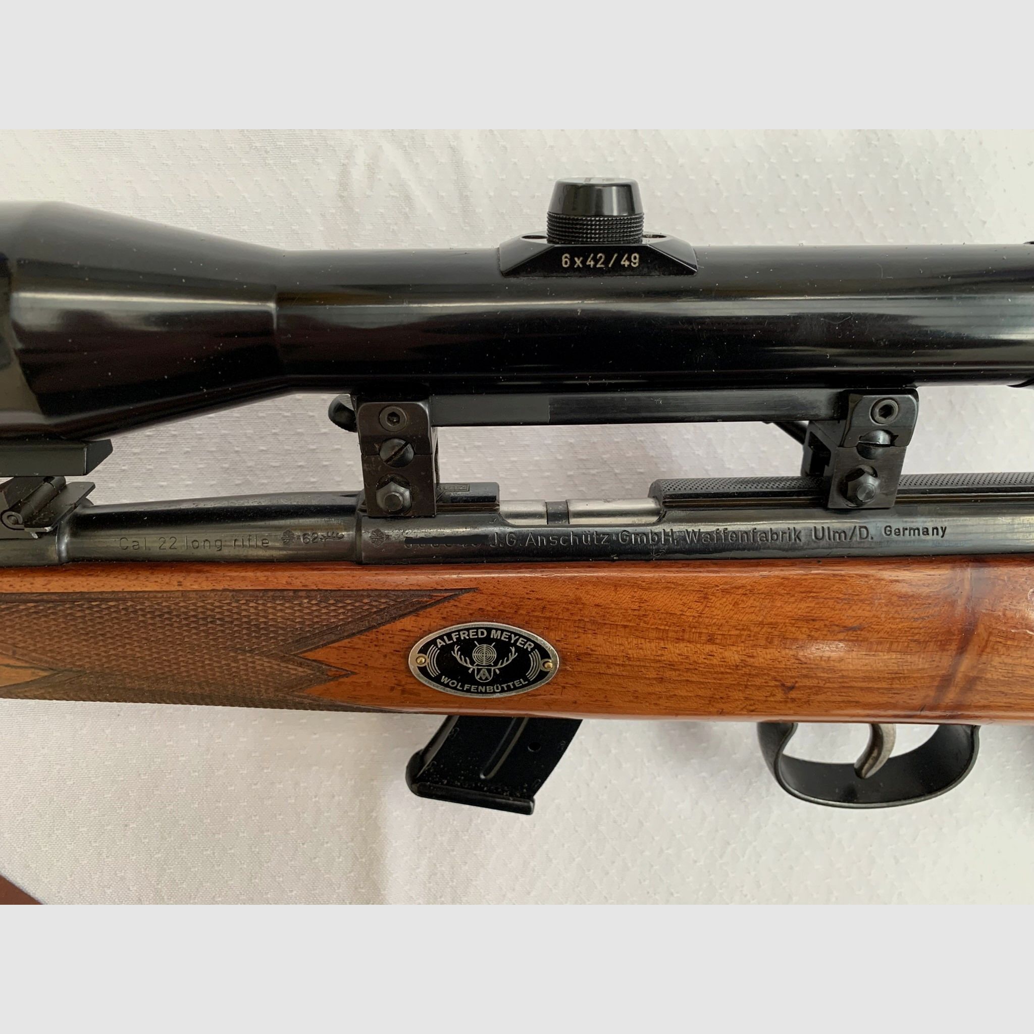 Kleinkalibergewehr Anschütz 1416 mit Zielfernrohr – Kaliber .22lr