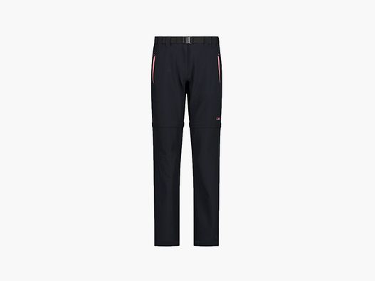 CMP Damen-Zip-Off-Trekkinghose Anthrazit Orchidea
