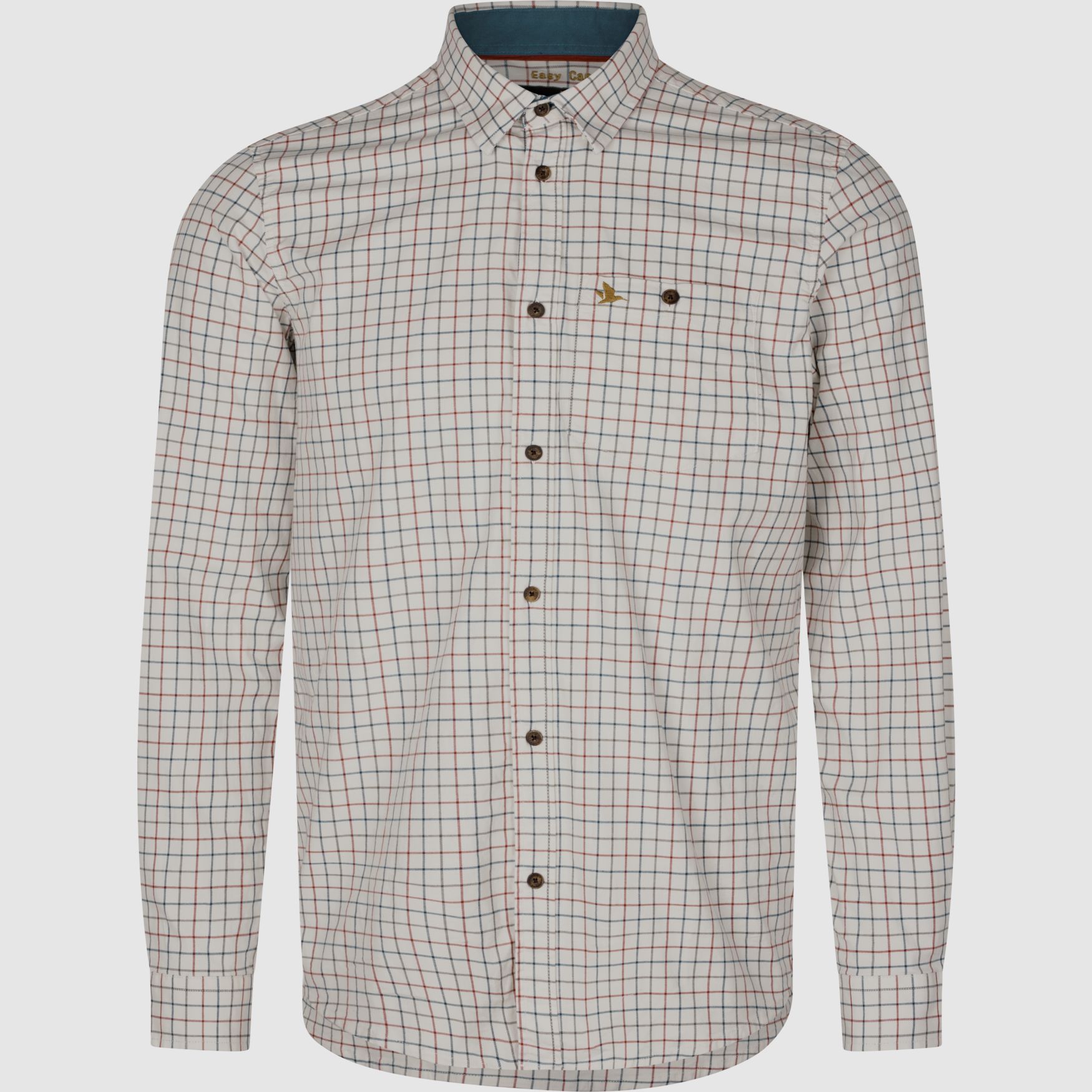 Oxford Shooting Shirt Grape Leaf/Terracotta Check 4XL