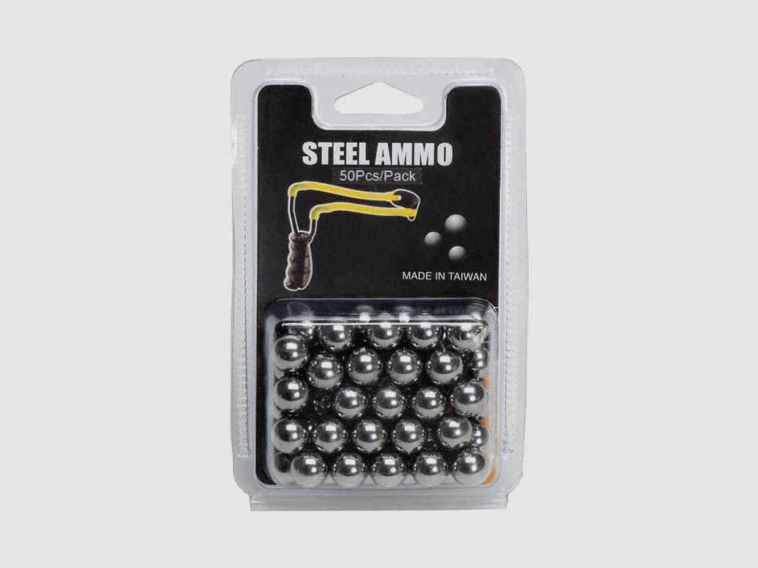 Haller Steel Ammo Stahlkugeln für Schleuder (50 Stück)