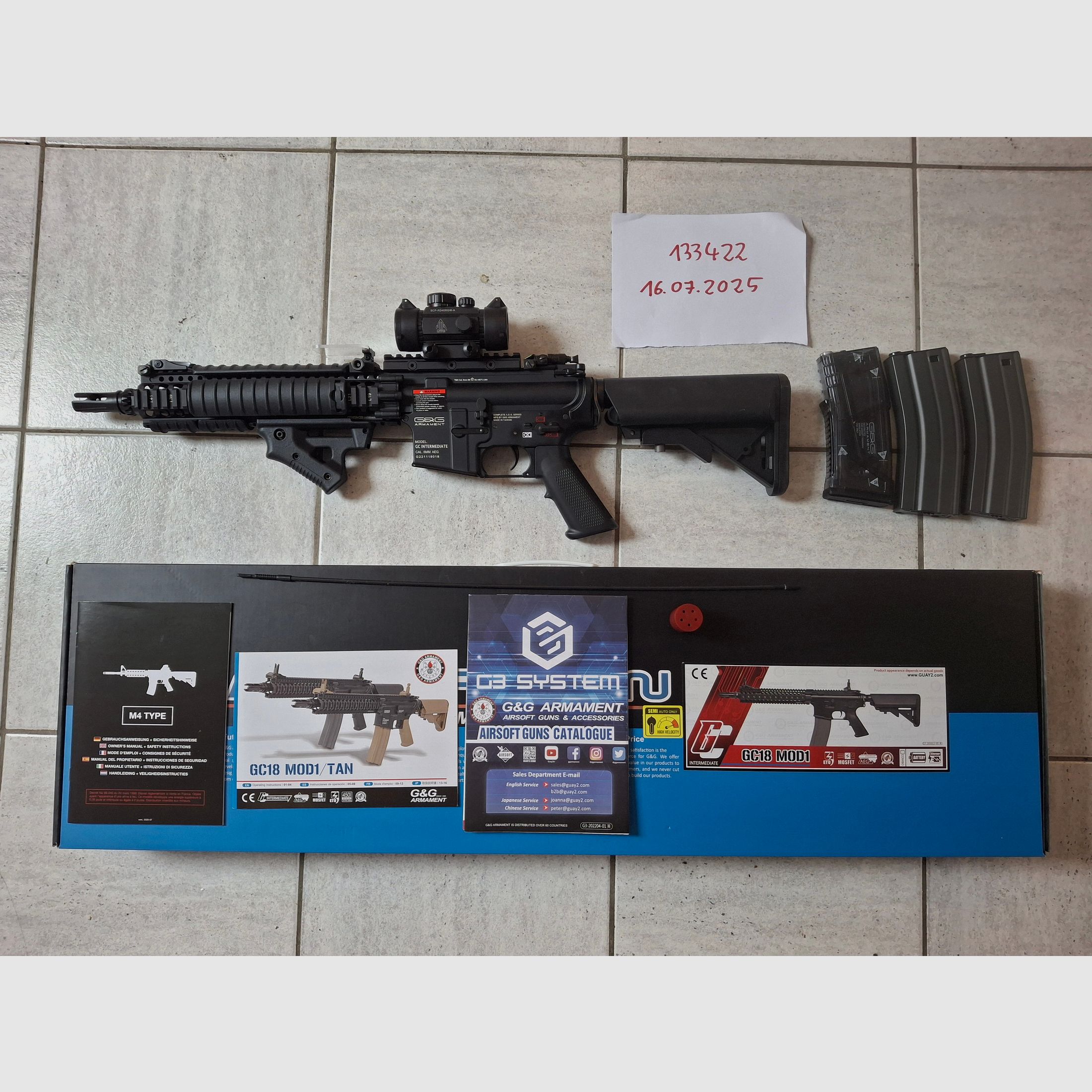 G&G GC18 Mod1 Airsoft S-AEG karabin w doskonałym stanie