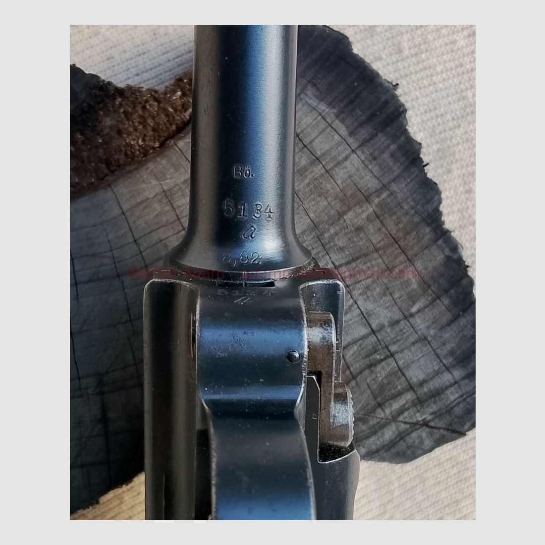 DWM Berlin P.08 Luger 1913 ohne Schiene